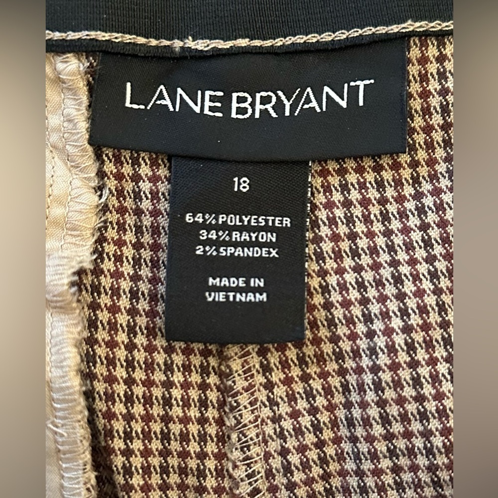 ✨ Lane Bryant Houndstooth Power Suit | Blazer + Tie-Waist Pants ✨ - Picture 16 of 16